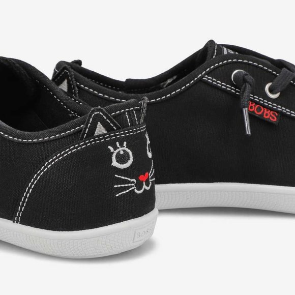 Sneakers Slip-ons Skechers Bobs B Cute - Heel Strut Cat/Chat Design - Picture 5 of 9